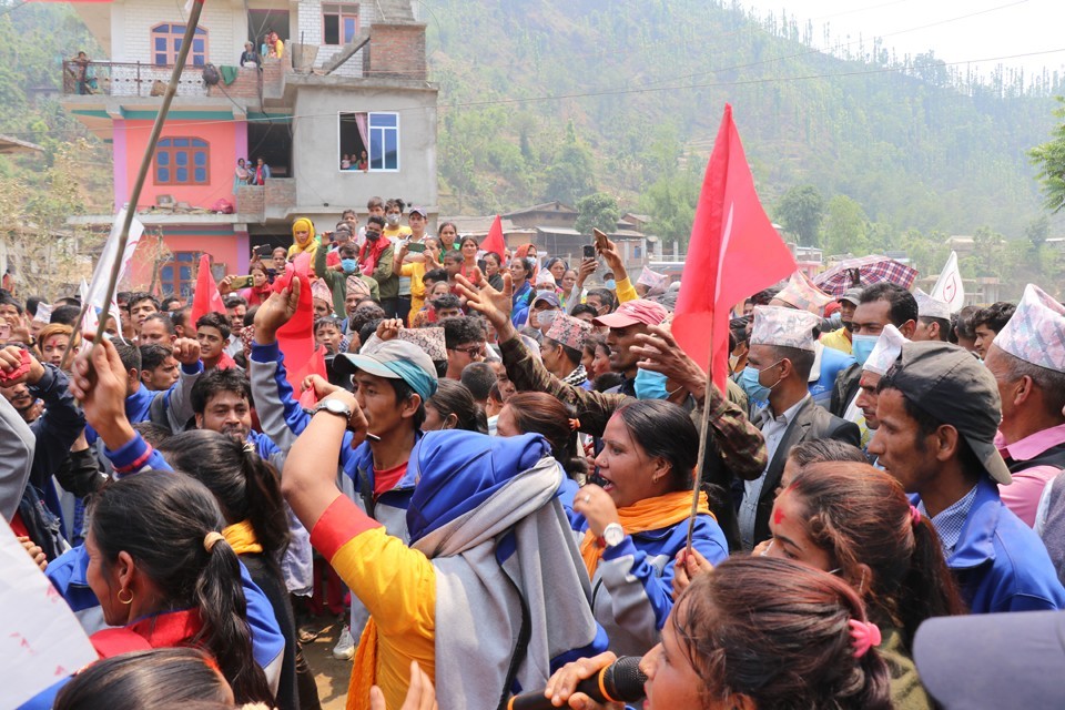 माओवादीले चौरजहारी र सानीभेरीमा सुरु गर्यो चुनावी अभियान