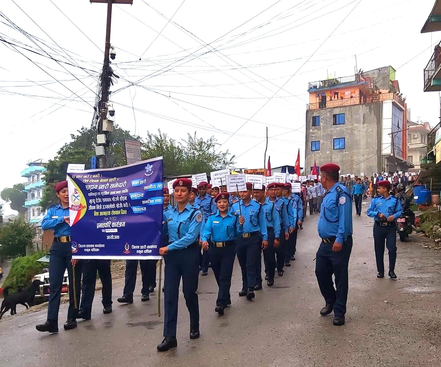 आत्महत्या रोकथामका लागि रुकुम पश्चिममा प्रभातफेरि र अन्तरक्रिया