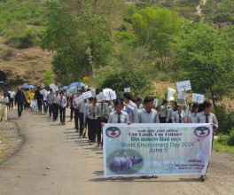 वातावरण दिवसको अवसरमा चौरजहारीमा सरसफाई र सचेनामूलक कार्यक्रम