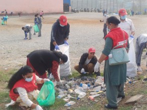 गणतन्त्र दिवसको अवसरमा बराहाटाकुरा सरसफाई