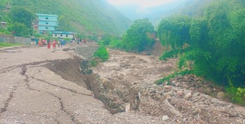 आठविसकोटमा ७५ बस्तीका एक हजार ५६० घरपरिवार बाढी पहिरोको जोखिममा