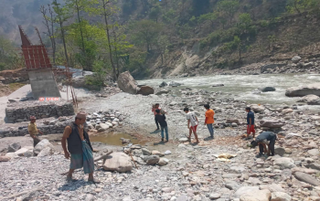 स्यालाखदी- रग्दा जोड्ने पुलको ठेक्का तोडियो