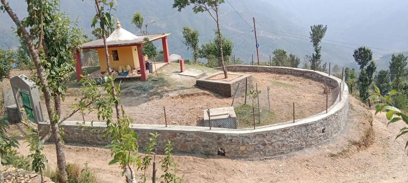 साँखमा ओलीबारा देवीथान मन्दिर निर्माण