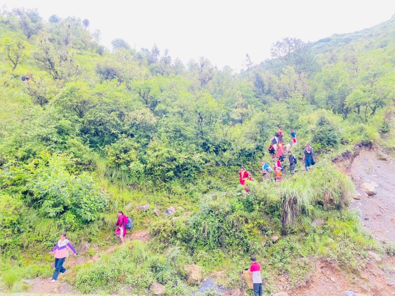 पहिरोेले रानीकोटको सडक भिरमा परिणत, यातायात र विद्युत सेवा अवरुद्ध